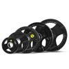 DianRun Large Hole Rubber Coated Barbell Plates
