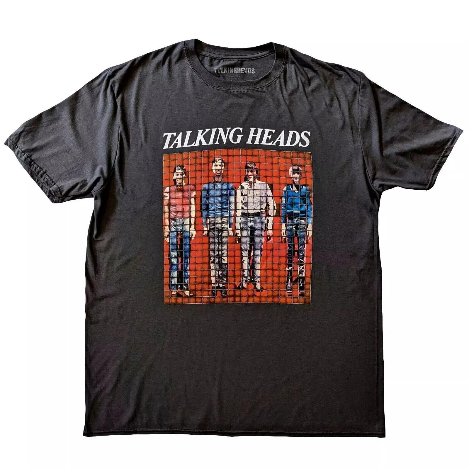 HOT! Talking Heads Pixel Portrait Grey T-Shirt Size S to 5XL XXL