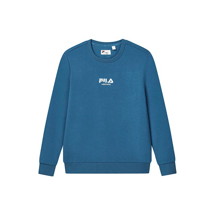 New FILA Sweatshirt Men's Mystic Blue F11M248202FDB