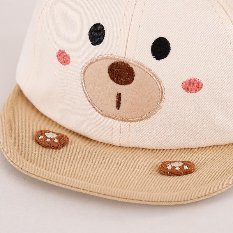 Cute Baby Boy Baseball Cap Spring Autumn Sun Hat for Infants Soft Breathable Visor for Small Months Summer UV Protection
