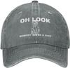 Oh Look Nobody Gives A Shit Baseball Cap Funny Photographer Hat Adjustable Cotton Casual Headwear