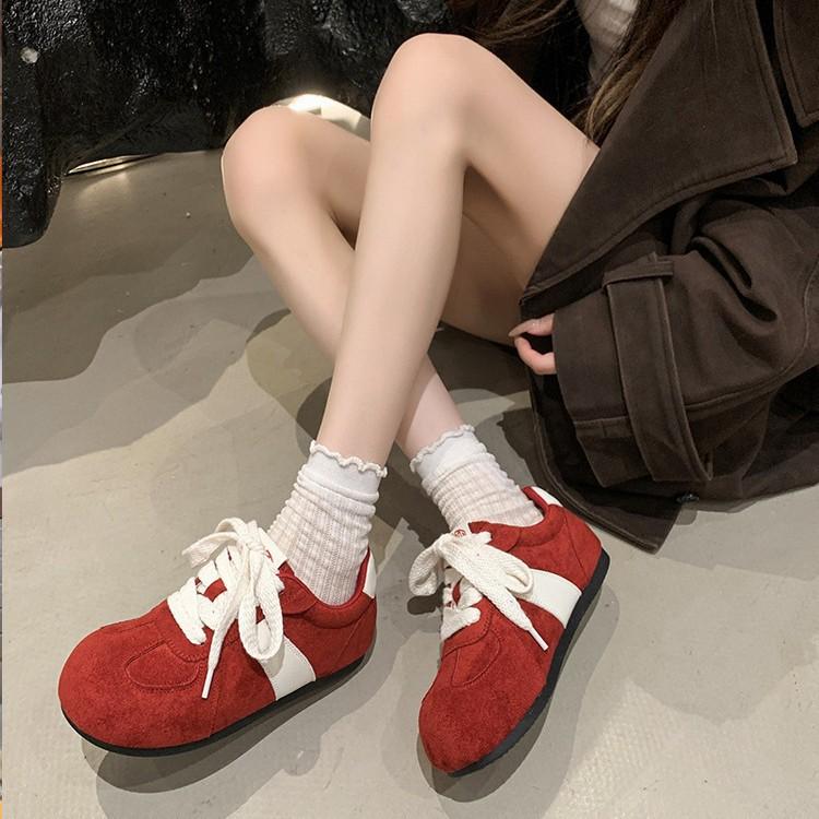 [Uncle Shoes] Forrest Gump Shoes Women's Ugly Moe De Training Shoes 2025 Birken Shoes Platform Sports Board Shoes Boken Single Shoes New