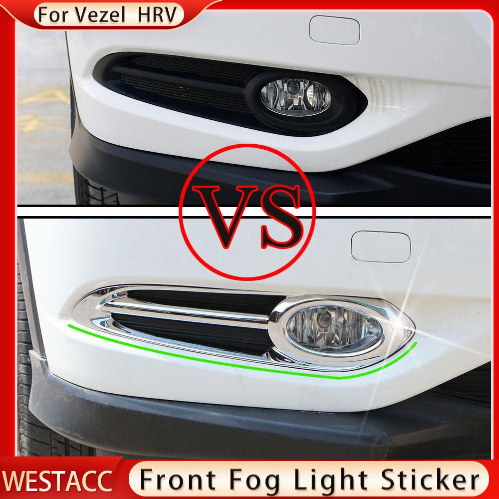 Car Front Fog Lights Protection Cover Trim for Honda HR-V HRV Vezel 2014 2015 2016 2017 2018 Fog Lamps Covers