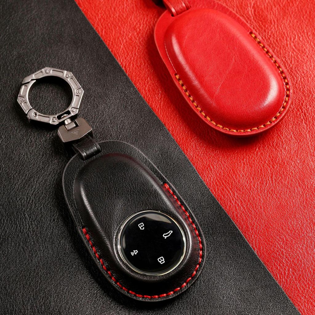 Handmade Leather Key Cover for Hezhong Nezha S - Soft Protective Shell