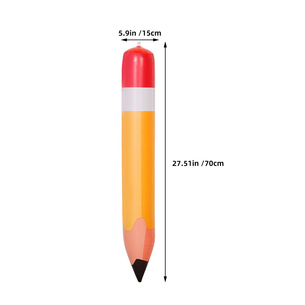 7Pcs Inflatable PVC Back to School Pencil Decorations Jumbo Classroom Party Blow Up Balloons Pencil Blow Up Giant Pencils