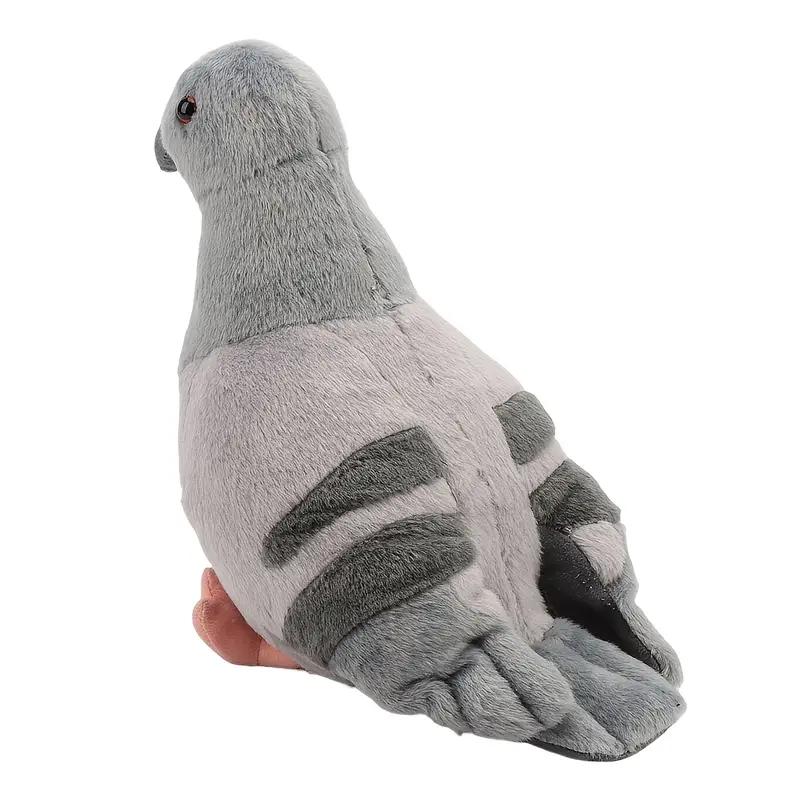 Kawaii Szary gołąb pluszowa zabawka Urocze miękkie pluszaki Pluszowy gołąb Lalka gołąb Prezent urodzinowy na Halloween Bing Bong dla dzieci