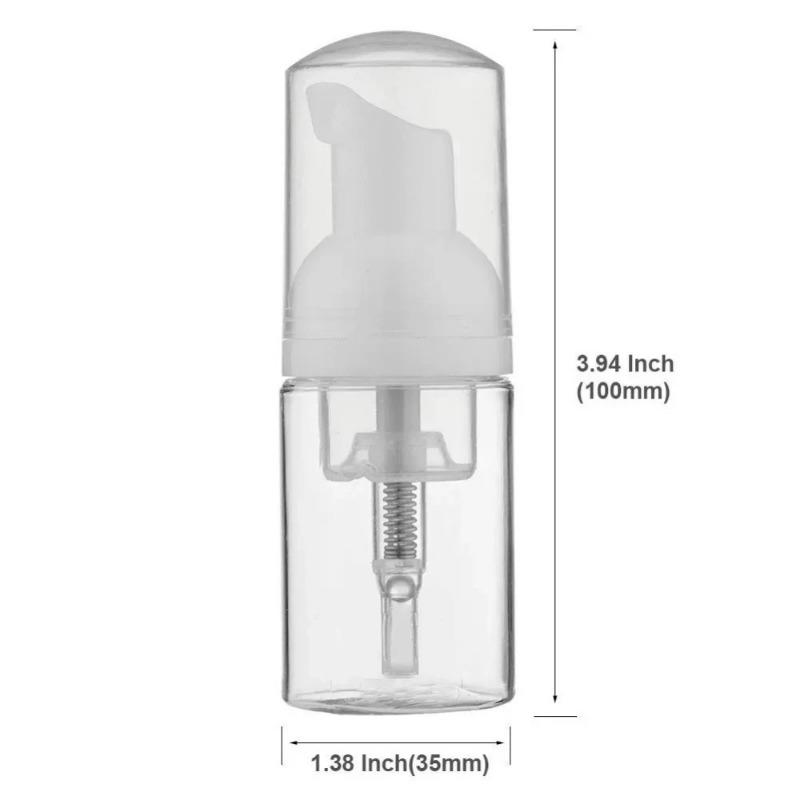 12Pcs/Lot Empty 30ML Refillable Foam Dispenser Bottle Plastic Bottle Portable for Cleaning Travel Mini Foaming Soap Pump