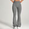 Women's High-Waist Bell Bottom Pants Sporty Tight Fit Comfortable Elastic Design Ideal for Exercise And Daily Wear