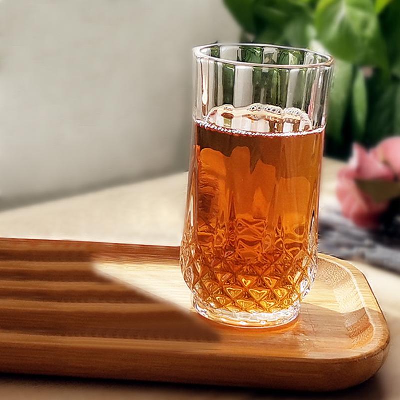 250ml French Style Luxury Straight Whiskey Glass Creative Crystal Carving Glass Cup Milk Juice Tea Cups Cold American Coffee Mug