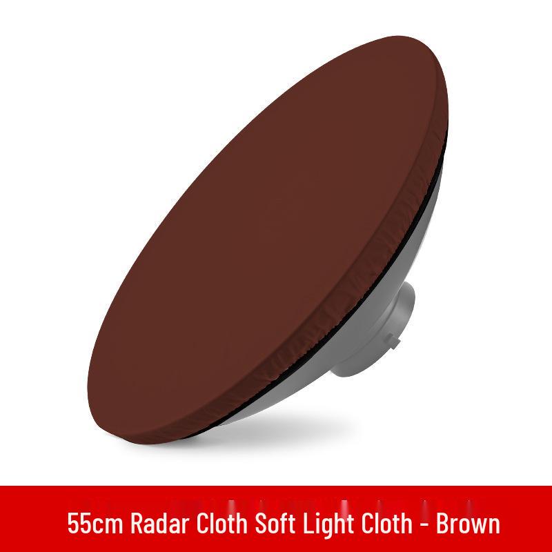 42/55cm Portable Photography Radar Soft Light Lampshade - White Light Blocking Cloth