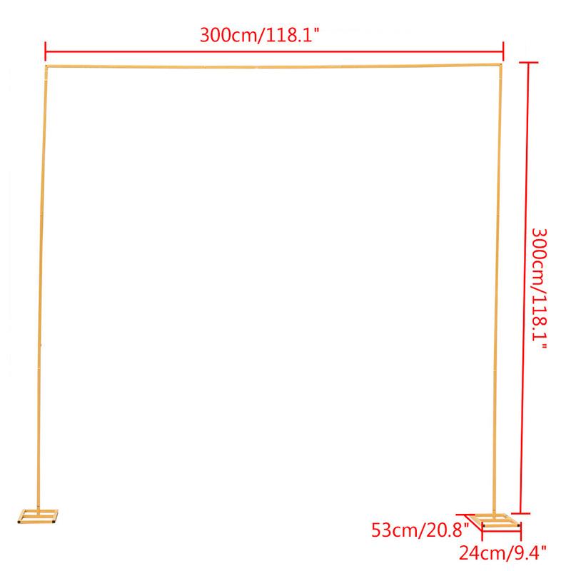 Wedding Metal Arch Iron Flower Balloon Backdrop Venue Decoration For Wedding Party Birthday Application Decor