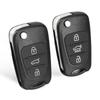 K2 K5 For Hyundai For Rio 3 Cerato 3 Buttons Remote Key Shell Flip Folding Key Case Car Key Shell
