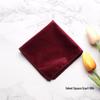 Velvet Pocket Square Scarf - Fashionable Men's Dress Accessory for Weddings and Parties