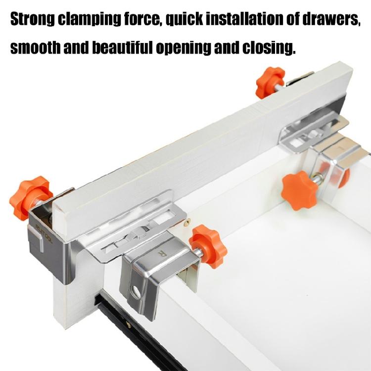 Drawer Panel Installation Fixing Clip Drawer Front Installation Clamps For Deep Cabinets Quick Setups Hardware