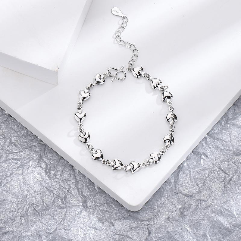 Von Herz zu Herz Personalisiertes Liebesarmband Damen Geburtstagsgeschenk Herzförmige Wicklung Kreativer Schmuck