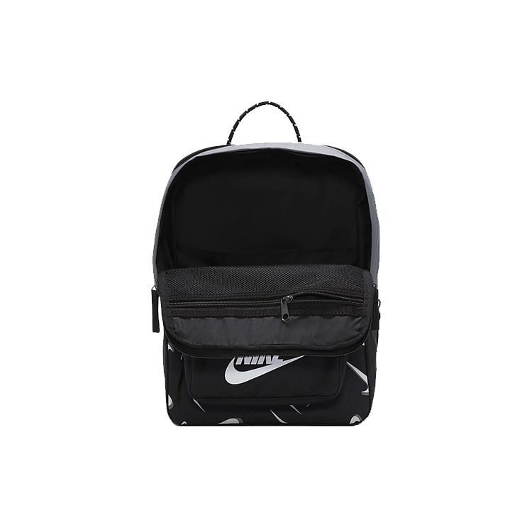Nike Tanjun 3D Logo All Over Print Polyester Tote Backpack Men backpack Black CU8331-010