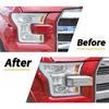 Front Bumper Headlight Grille Decor Cover Trim Frame Chrome For Ford F-150 2015+