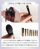 Plumir Makeup Brush Compact Mini Makeup Brush Soft Multifunctional Makeup Includes Blush Eyeshadow Shadow Eyeliner Brush 8-Piece Set Set, Portable,