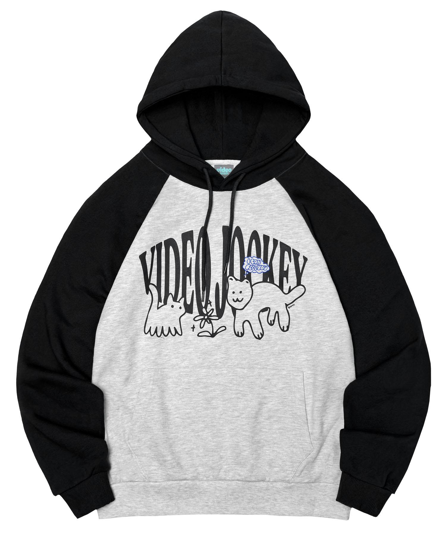 Video Jaki Hosiki Making Friends Raglan Hoodie [Black] M