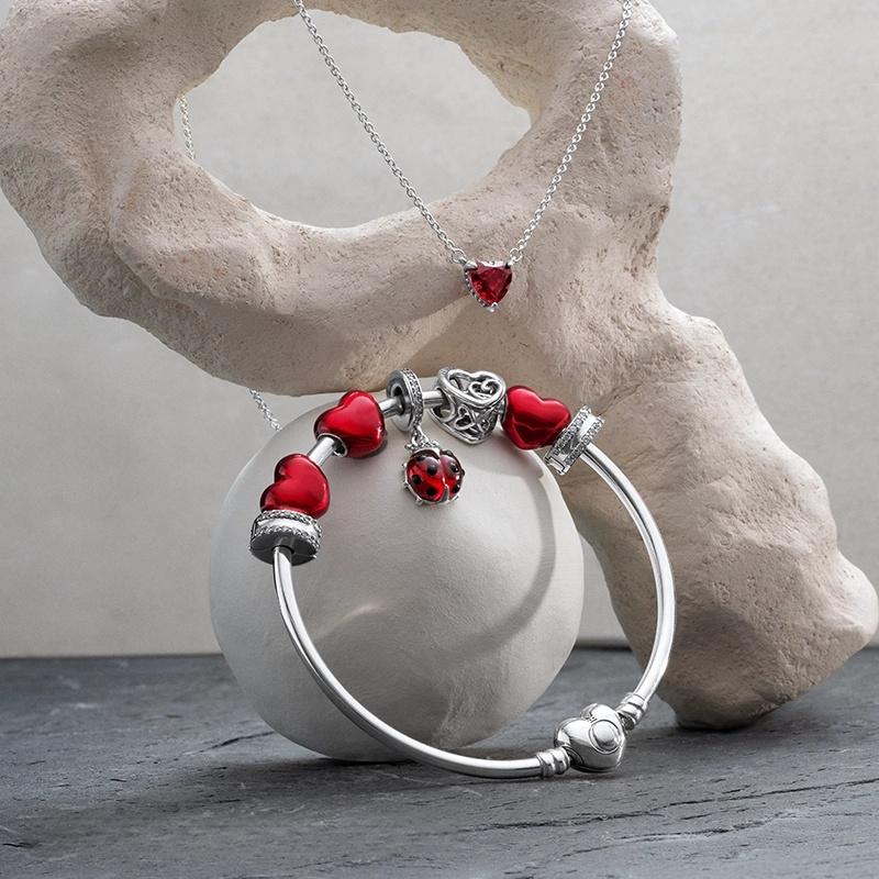 Heart-shaped,Flower Multiple Series Charm Bead Applicable to Original European Plating Silver Jewelry &DIY Making Gift