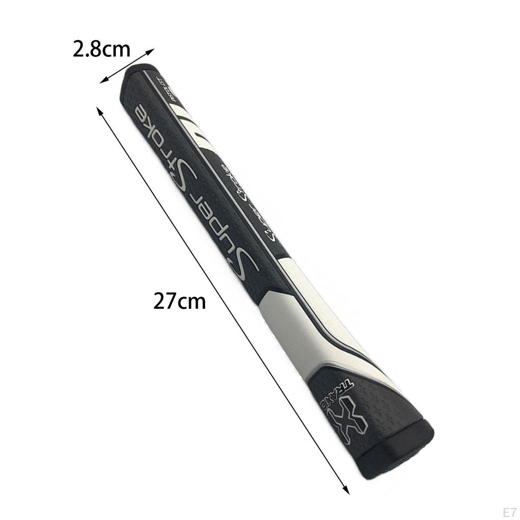 Impugnatura per Putter da Golf Overgrip Antiscivolo Texture Superficiale Avanzata Parti del Bastone Bianco Rosso 27x2.8cm