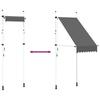 Manual Retractable Awning 100 Cm Anthracite