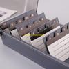 W89C Large Capacity Splitter Index Tabs Business Card Holder Name Card Storage Box Or