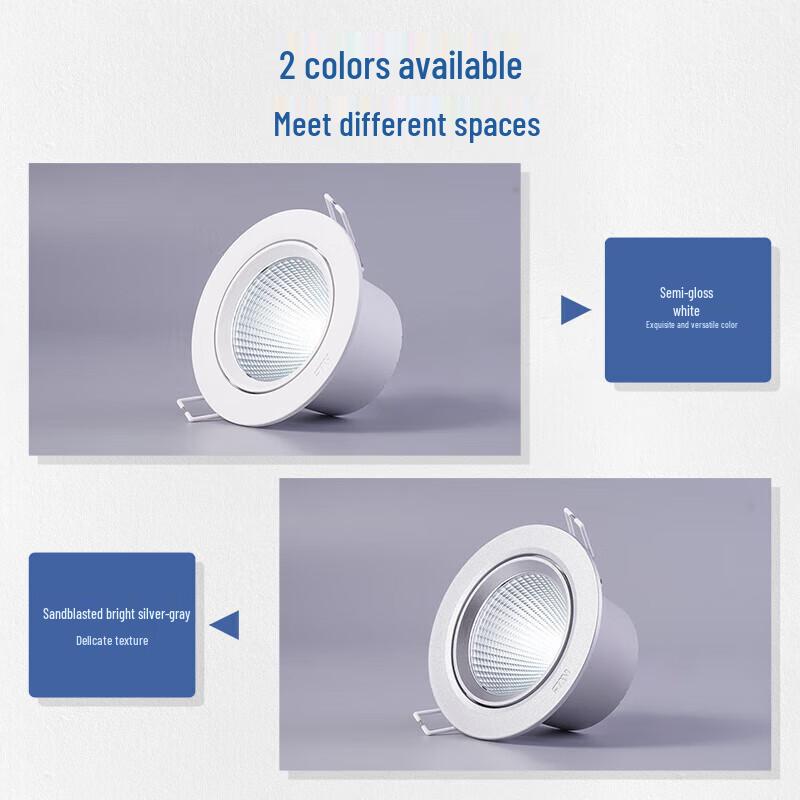 Luz de techo empotrada LED NVC antideslumbrante