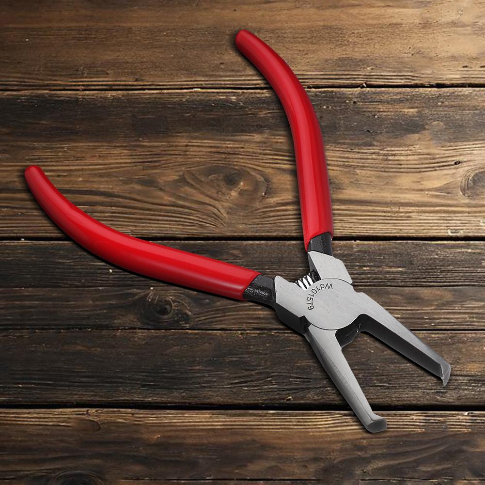 Guitar Plier Flat Head Guitar Fret Puller Tool Fret Removal Pliers Fret Wire Pliers for Acoustic Eelectric Guitar Bass