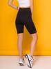 Black Cycling Shorts with ISSA Plus Patch