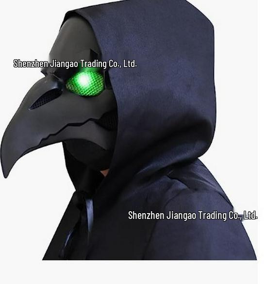 Pestdoktor Leder Schnabelmaske - Europäischer Halloween Punk Stil