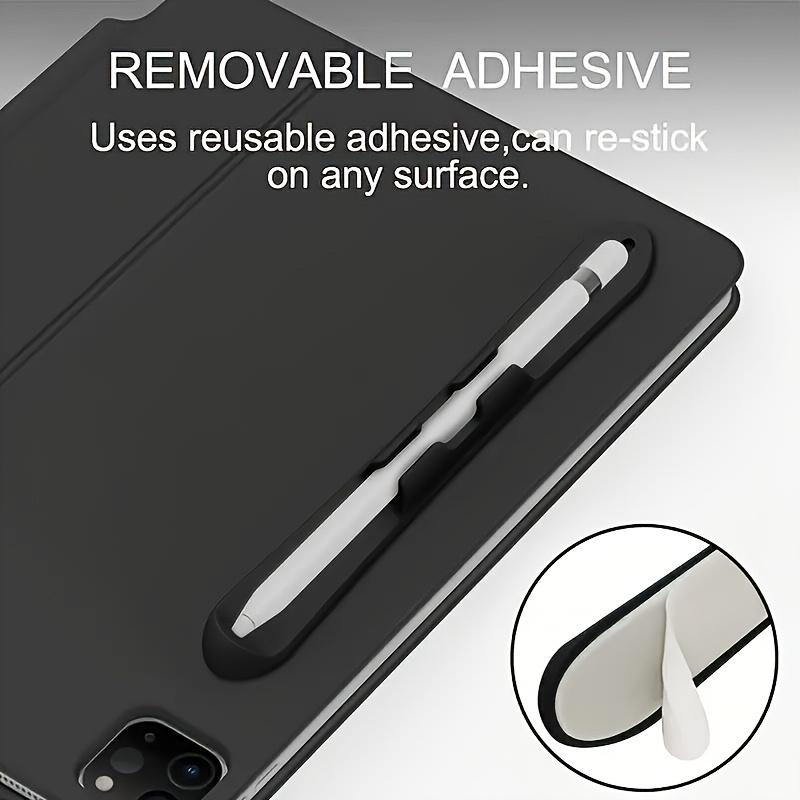 Silikonový držák na tužku se silnou přilnavostí pro Apple Pencil 1. a 2. generace, Pouzdro s přihrádkou na kartu proti ztrátě stylusu