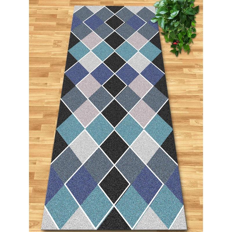 Flowers and Plank Home Balcony 3D Passageway Long Corridor Carpet Spring Floral Pattern Entryway Stairway Rugs Room Aisle Mat