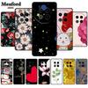 3D Hülle Für Meizu Note 16 22 Bumper Geprägte Blüten Funda Relief Blume Capa Silikon Weiche Rückseite Handyhülle Tasche Note16 Note22