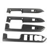 4 Pcs Door Window Control Panel Cover Carbon Fiber Style Glass Lift Button Decoration Sticker for Bronco Sport CX430 4