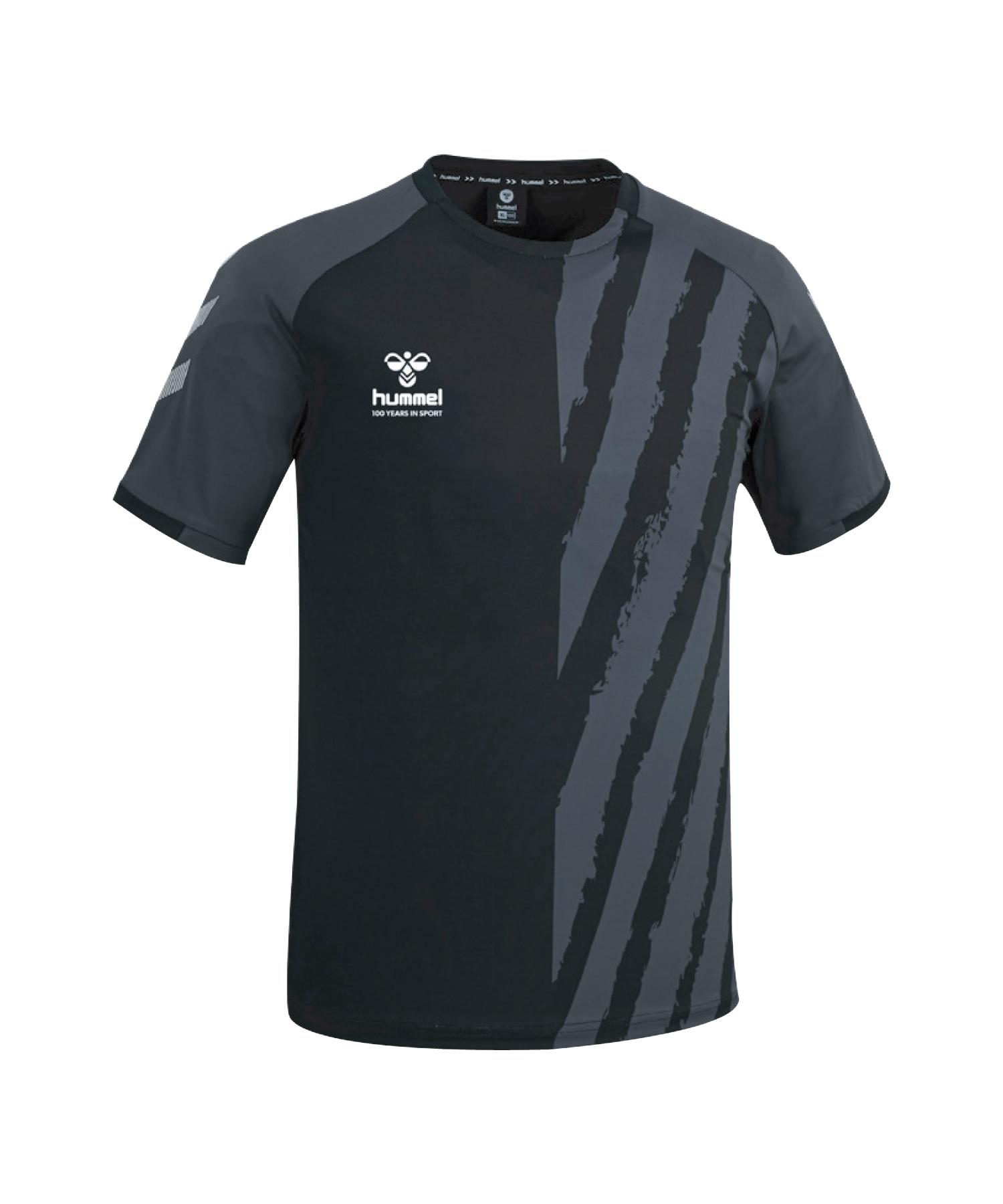 Hummel Functional Graphic Short Sleeve Tee - Black (Hm-2859) L