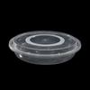 WS Disposable Round Takeaway Containers with High Lids
