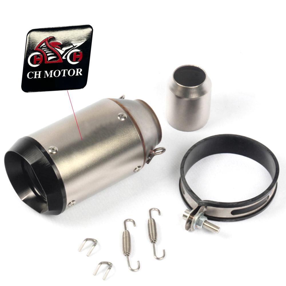 

Compatible Exhaust Pipe for Kawasaki Z900, Z1000, Ninja 250, 400, Yamaha R6 - AR Titanium Alloy Modified.