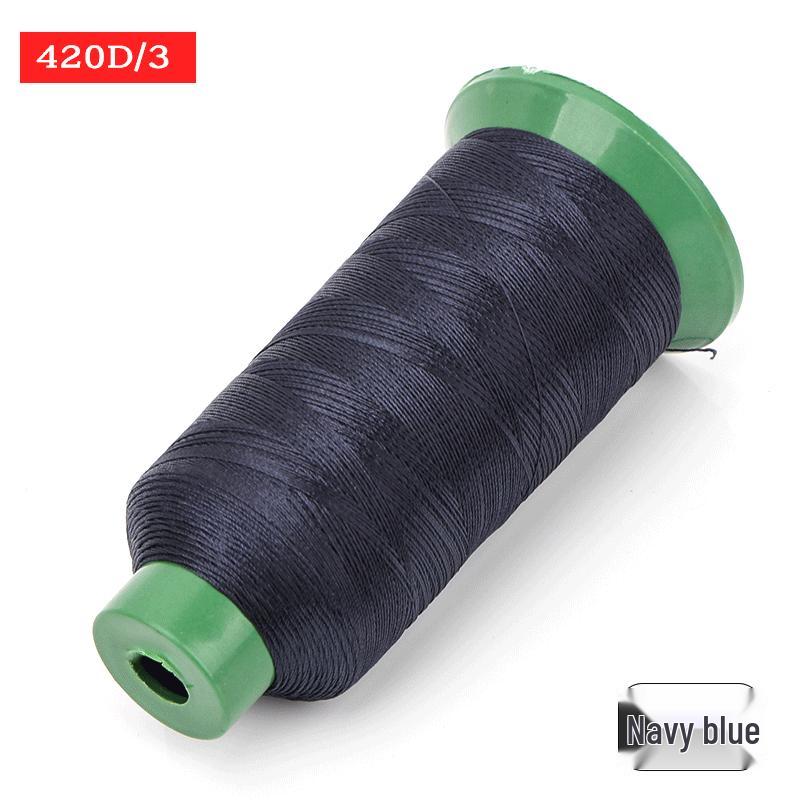 Sewing Machine & Handcraft Thread: High-Strength Mercerized Nylon for Upholstery, Leather, and Jeans