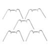 5 x for Lucas M Type Headlamp Headlight Rim Retaining Fixing W Clips 500291