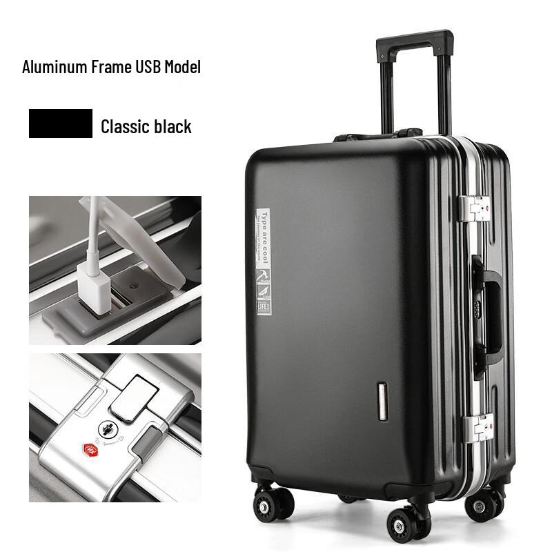 Unisex ABS Reisekoffer mit Universalrädern