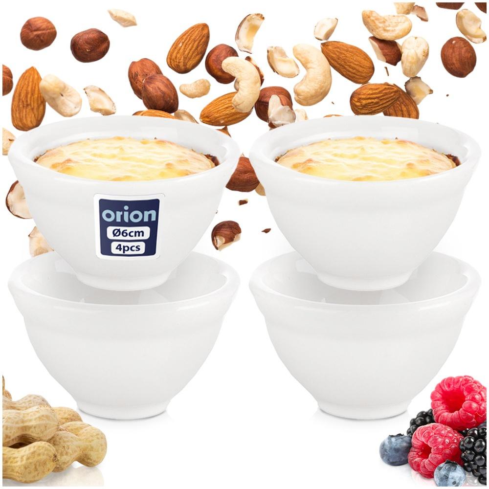 Porcelain Snack Bowls 6 Cm, 40 Ml 4 Pcs.