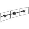 WALI Triple Monitor Wall Mount for Inch Computer Monitor Swivel Tilt Wall Mount for 3 Screens with Mounting Max Weight Capacity Per Arm Black 17-32