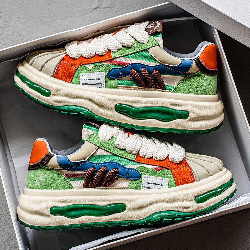 Height-Boosting Summer Platform Sneakers - Trendy, Durable, Low-Top Casual Sports Shoes