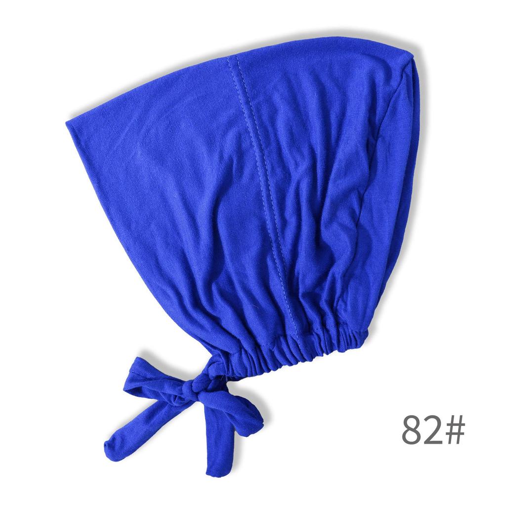Premium Mercerized Cotton Adjustable Elastic Hair Cover Cap