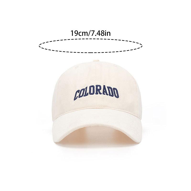 Letter Embroidery Baseball Caps Spring Summer Men Women Adjustable Casual Hat Hip Hop Streetwear Sun Hats