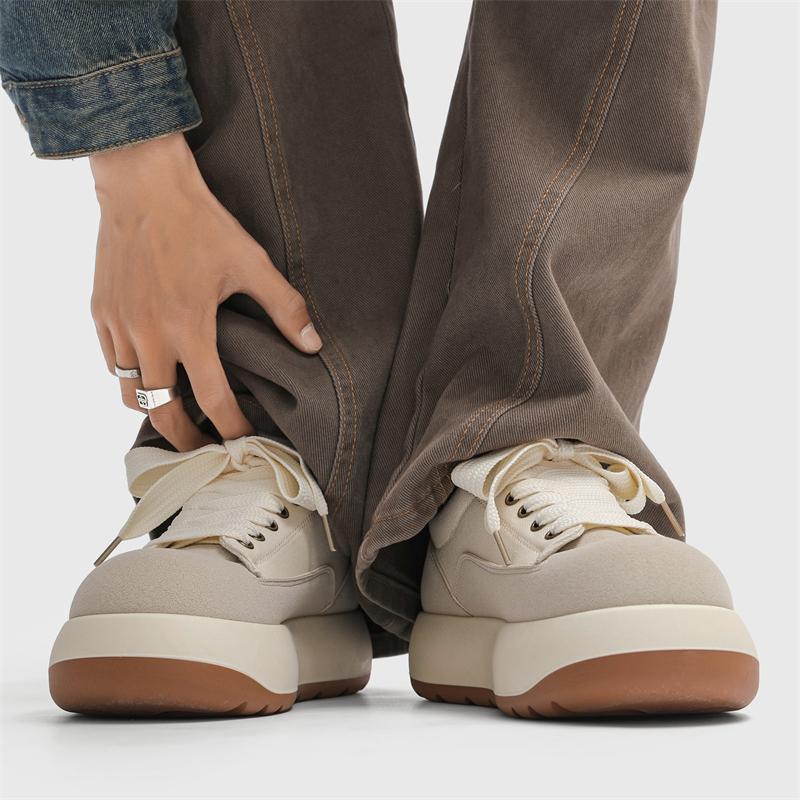 Niche Brand Originální Design 2025 Jaro Nové Sportovní Tenisky Pro Muže Černé Hombre Denní Oblečení Casual Boty Zvyšující Výšku