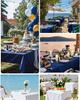 Nordic Solid Color Polyester Tablecloth for Outdoor Weddings, Parties, and Restaurants