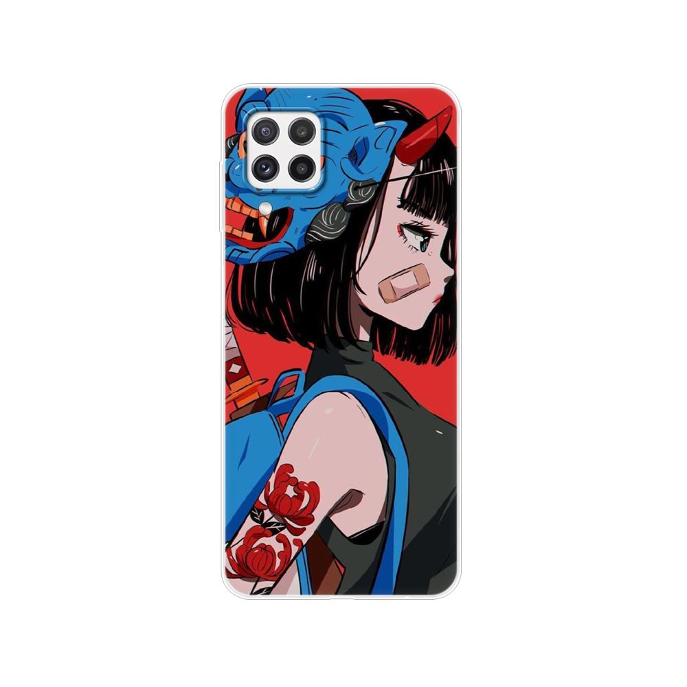 Do Samsung A22 etui tylna obudowa telefonu do Samsung Galaxy A22 A22S 5G 4G GalaxyA22 A 22 zderzak miękkie etui silikonowe Tpu Funda Bag