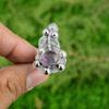 Natural African Amethyst Solitaire Flower Bezel Ring Jewelry 925 Sterling Silver